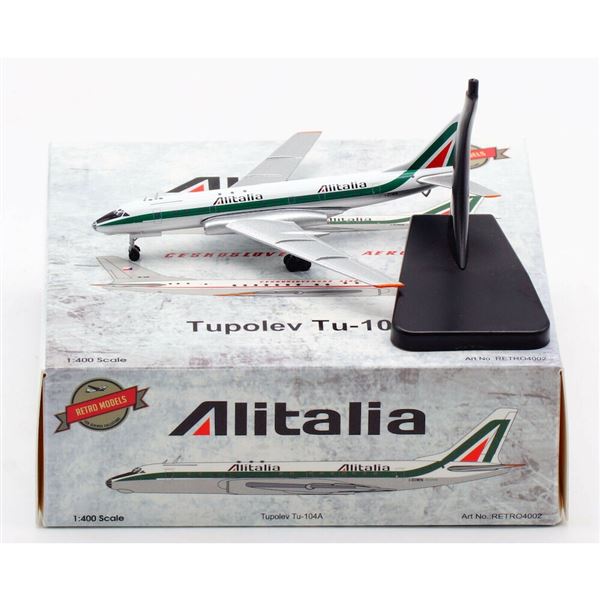 Model Tu-104A CSA / Alitalia 1:400