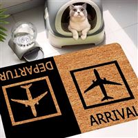 Arrival / Departure Doormat cork