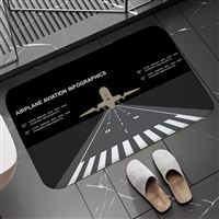 Aviation Doormat black