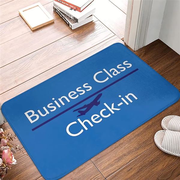 Business Class Doormat blue