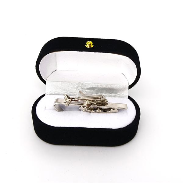 Tie Bar Beluga, silver