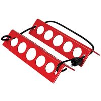 Aluminium Aircraft Chocks (pair) Red
