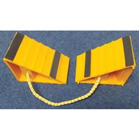Aircraft Chocks Plastic (pair) yellow
