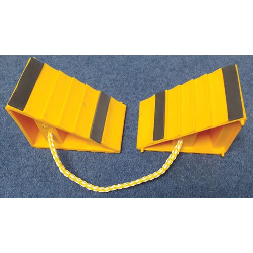 Aircraft Chocks Plastic (pair) yellow
