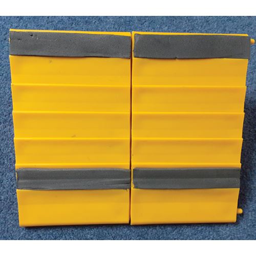 Aircraft Chocks Plastic (pair) yellow
