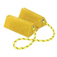 Aircraft Chocks Recycled Plastic (pair) yellow