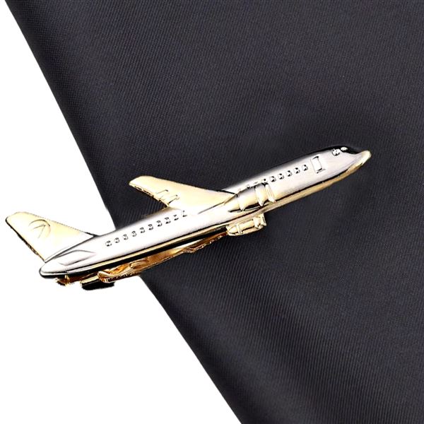 Aircraft Tie Clip gold