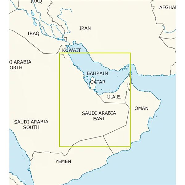 Saudská Arábie Východ VFR mapa 2024