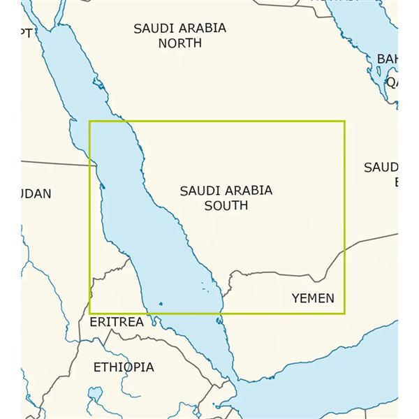 Saudská Arábie Jih VFR mapa 2024