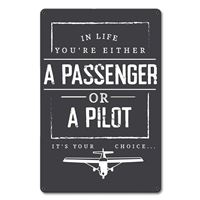 Cedule "A Passenger or A Pilot"