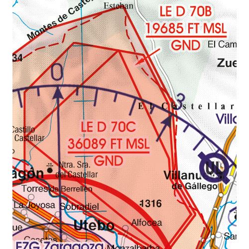Spain North West VFR Chart 2024