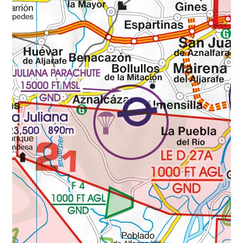 Španělsko Severozápad VFR mapa 2024