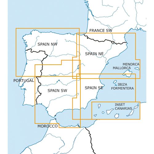 Španělsko Jihovýchod VFR mapa 2024