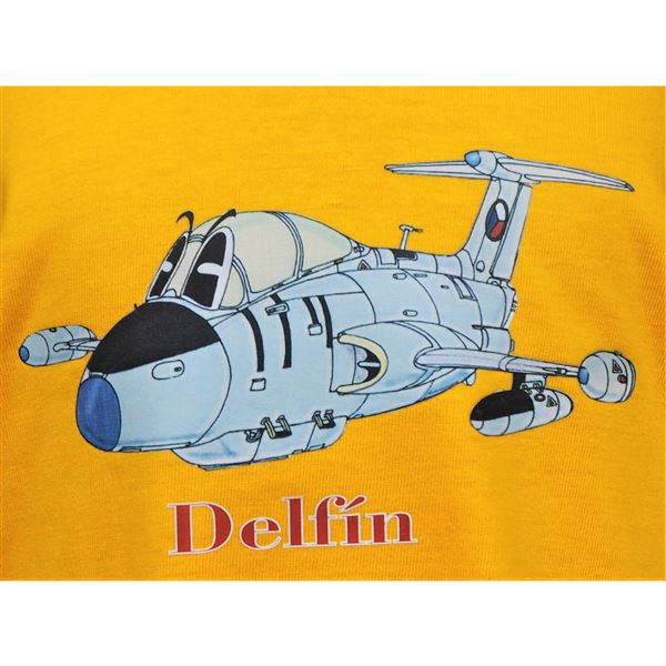 Dětské tričko L-29 Delfín žluté, 110