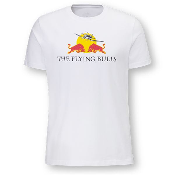 Red Bull - Tričko Flying Bulls LOGO bílé, XXL