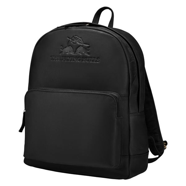 RED BULL Leather Backpack Flying Bulls Onyx