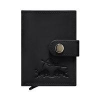 RED BULL Leather Card Holder Flying Bulls Onyx