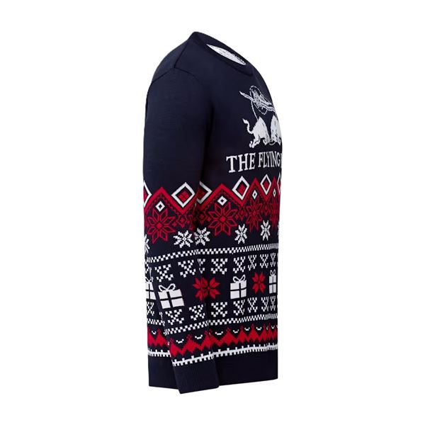 RED BULL Zimní svetr Flying Bulls modrá, L