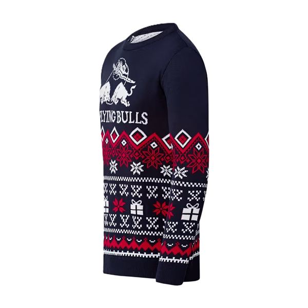RED BULL Zimní svetr Flying Bulls modrá, L