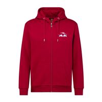 RED BULL Mikina na zip ICON červená, M