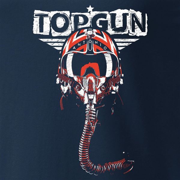 ANTONIO T-Shirt with pilot helmet TOPGUN, M