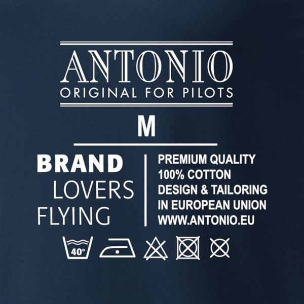 ANTONIO T-Shirt with pilot helmet TOPGUN, L