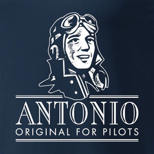 ANTONIO T-Shirt with pilot helmet TOPGUN, L