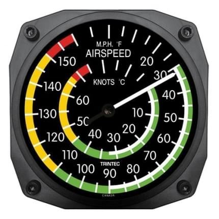CLASSIC AIRSPEED THERMOMETER