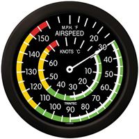 Classic AIRSPEED Thermometer 14INCH