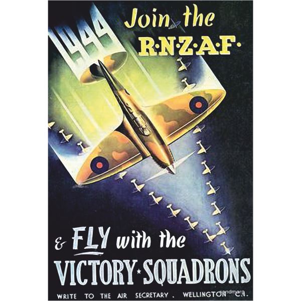 RNZAF War Plane Poster