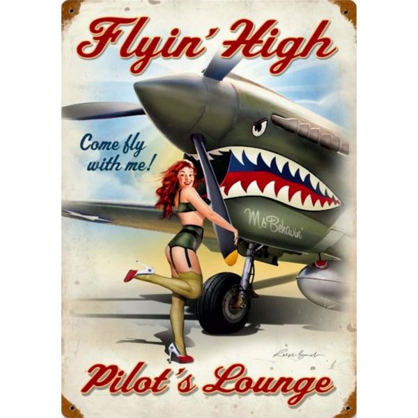 Poster Flyin High Pin-up