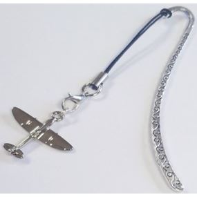 Spitfire Bookmark, silver