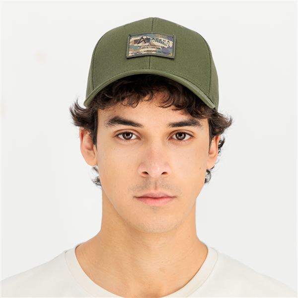 Alpha Industries Kšiltovka Crew Camo khaki