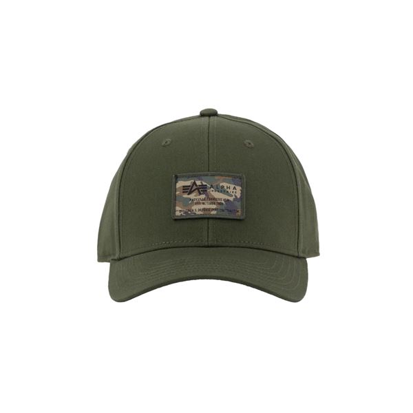 Alpha Industries Kšiltovka Crew Camo khaki