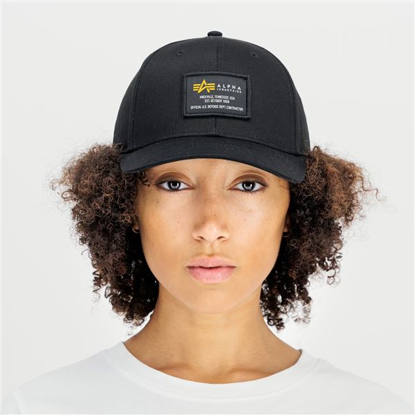Alpha Industries Kšiltovka Crew černá