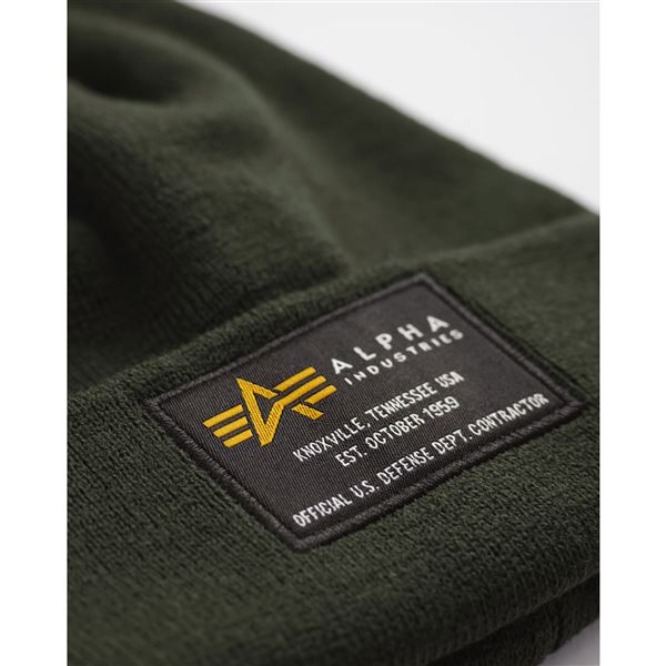 Alpha Industries Čepice Crew zelená