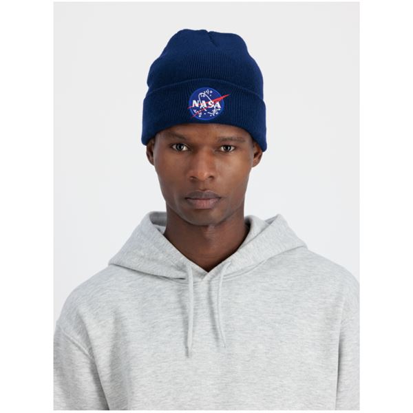 Alpha Industries Čepice NASA modrá