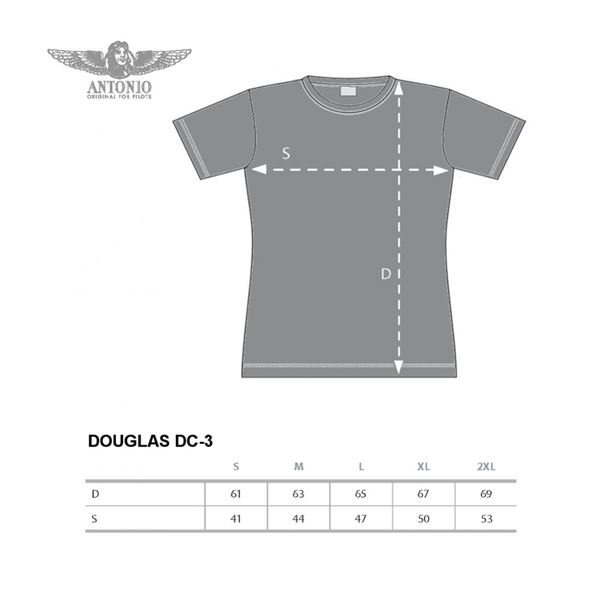 ANTONIO Women T-Shirt DOUGLAS DC-3, XXL