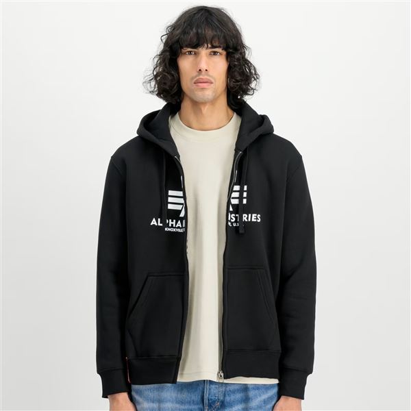 Alpha Industries Basic Zip Hoodie black, M