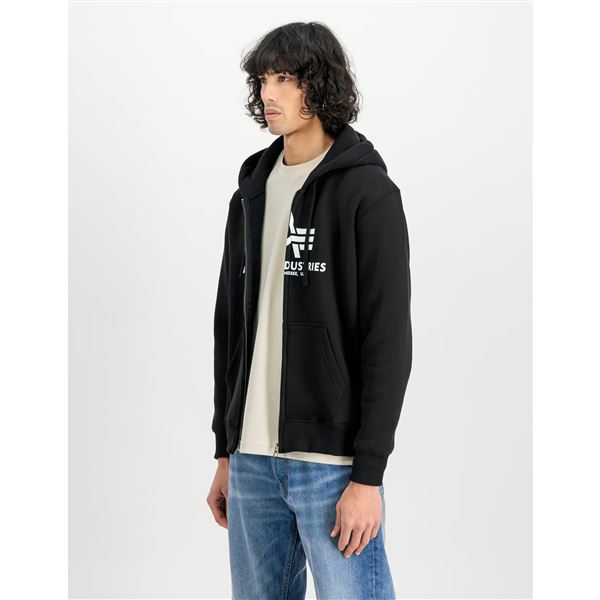 Alpha Industries Basic Zip Hoodie black, M