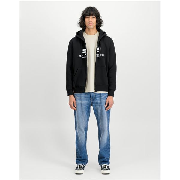 Alpha Industries Basic Zip Hoodie black, M