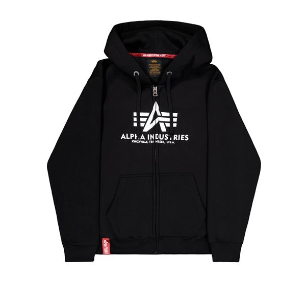 Alpha Industries Basic Zip Hoodie black, M