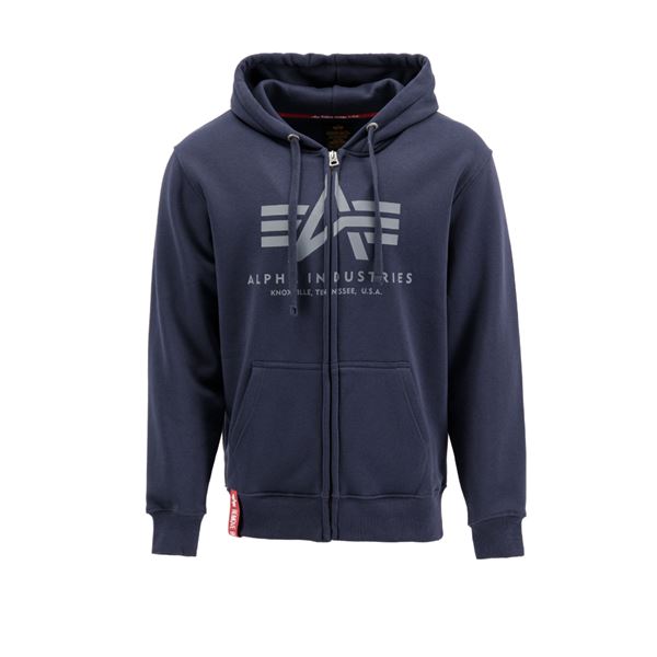 Alpha Industries Basic Zip Hoodie rep. blue, M