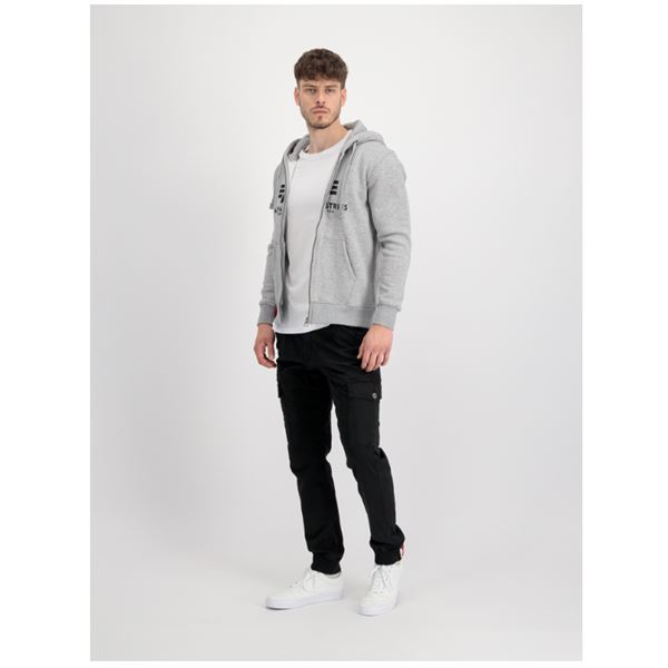 Alpha Industries Basic Zip Hoodie grey, M