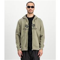 Alpha Industries Mikina Basic na zip olive, XL