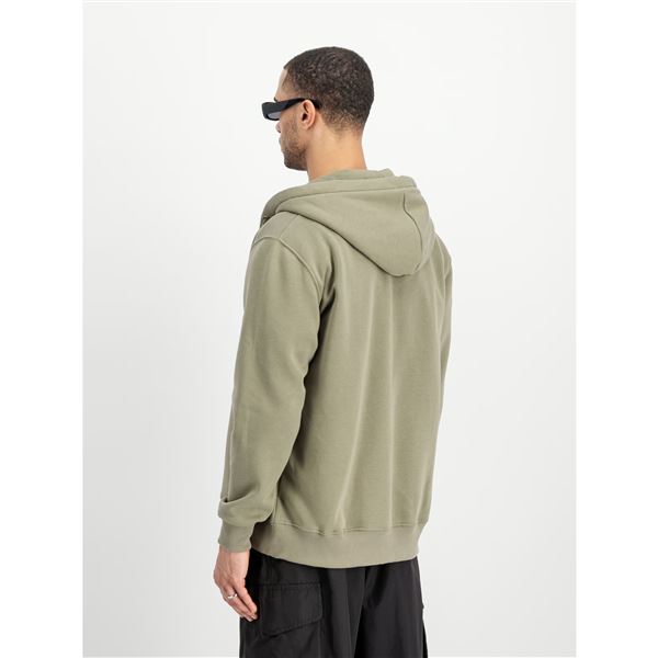 Alpha Industries Basic Zip Hoodie olive, M