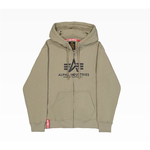 Alpha Industries Basic Zip Hoodie olive, M