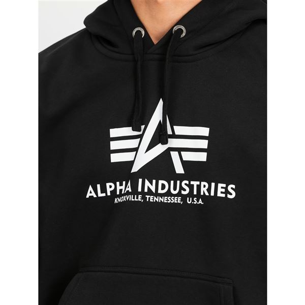 Alpha Industries Basic Hoody black, M