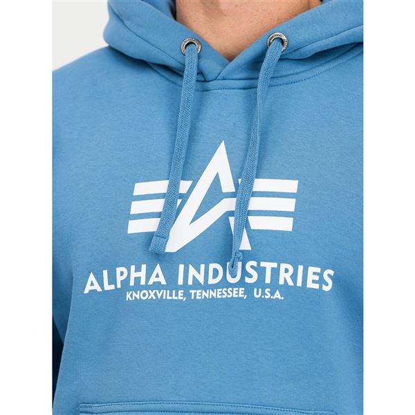 Alpha Industries Basic Hoodie airforce blue, M