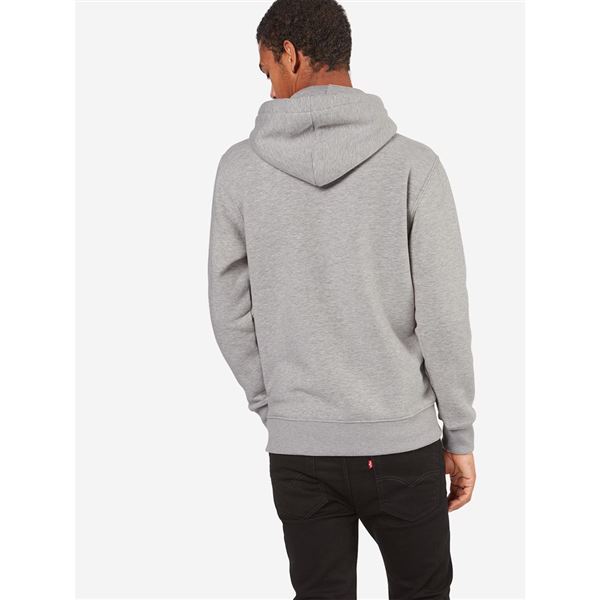 Alpha Industries Mikina Basic s kapucí šedá, XL